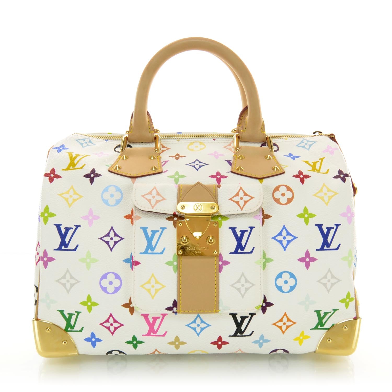 Louis Vuitton Monogram Multicolor Speedy 30 White 1 of 7