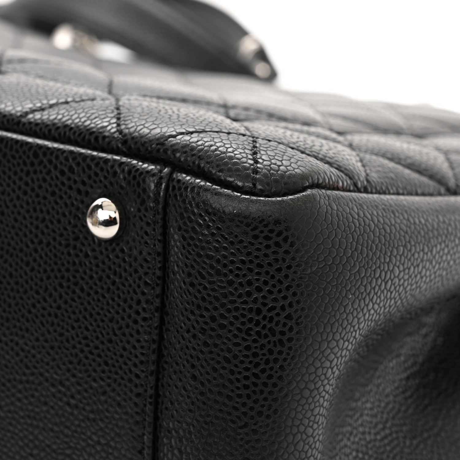 Chanel Caviar Quilted XL Grand Shopping Tote GST Black 17 of 17