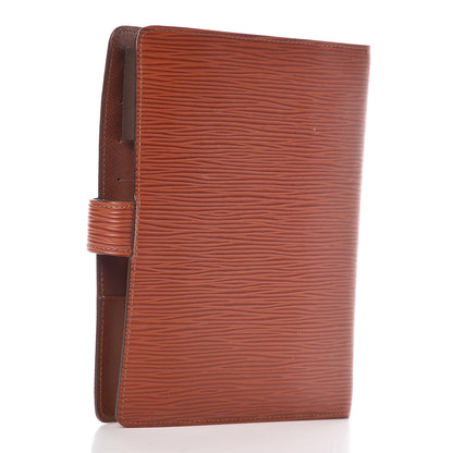 Louis Vuitton Epi Medium Ring Agenda Cover Kenyan Fawn 3 of 9
