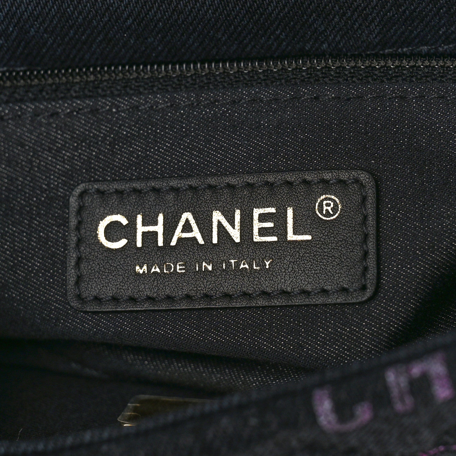 Chanel Denim Quilted Denim Mood Mini Rectangular Flap Black Multicolor 6 of 9