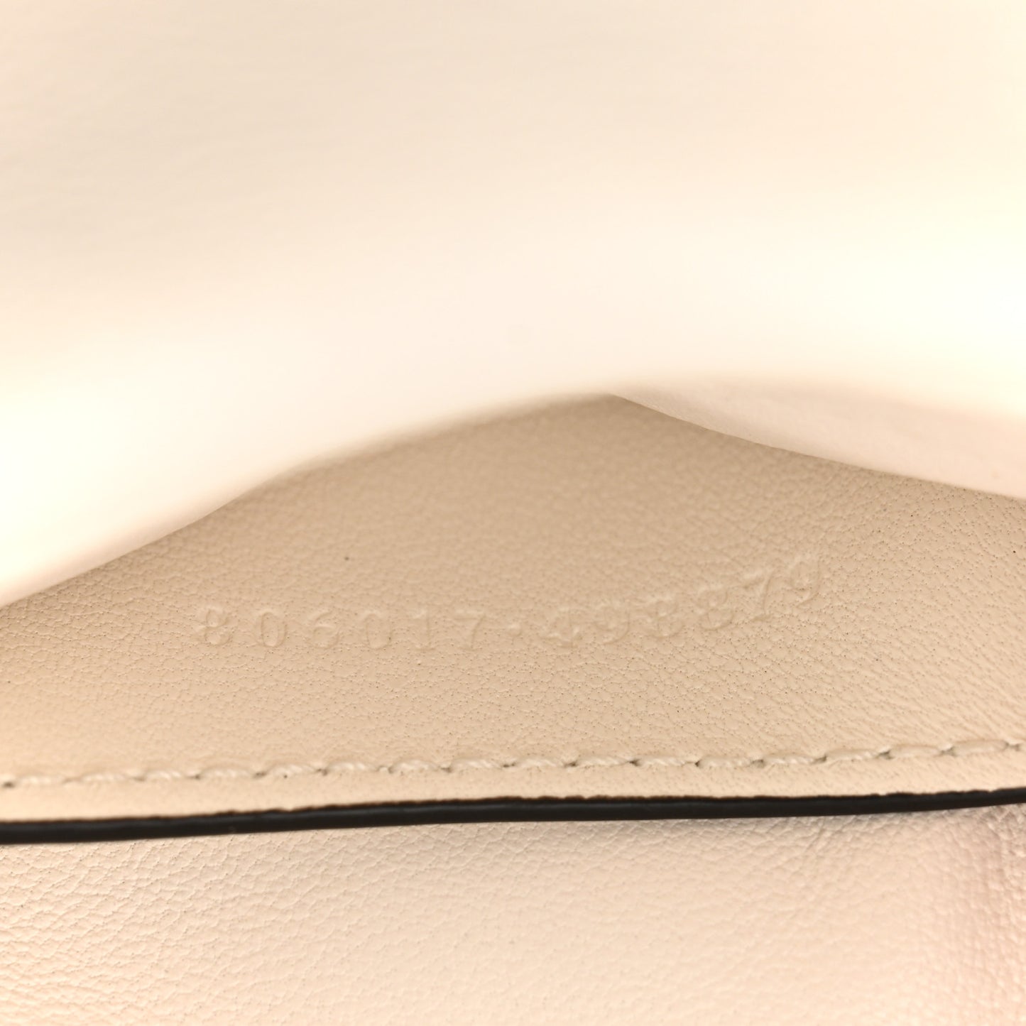 Lambskin Mini GG Milano Top Handle Shoulder Bag White