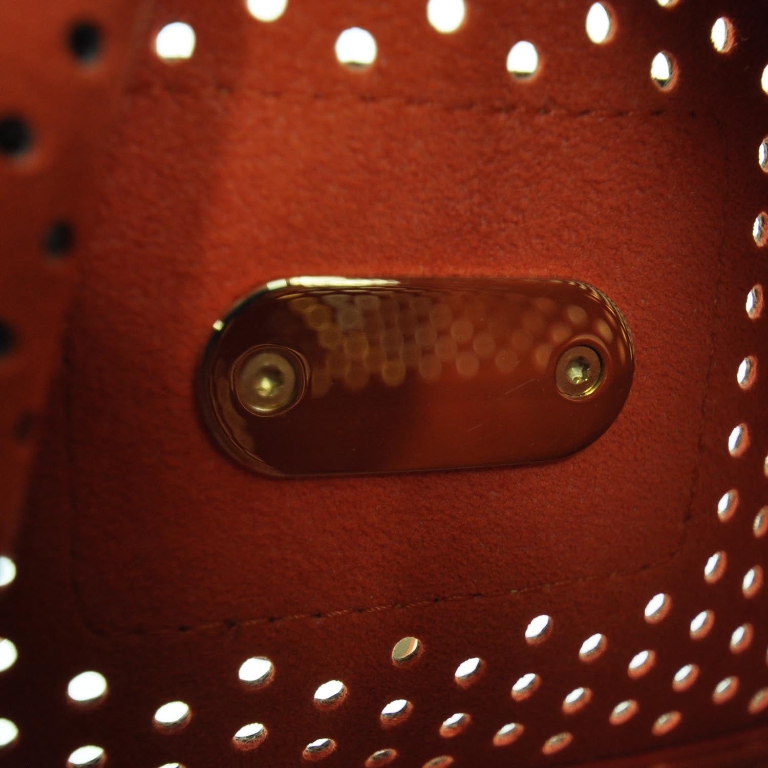 Louis Vuitton Monogram Perforated Speedy 30 Orange 10 of 11