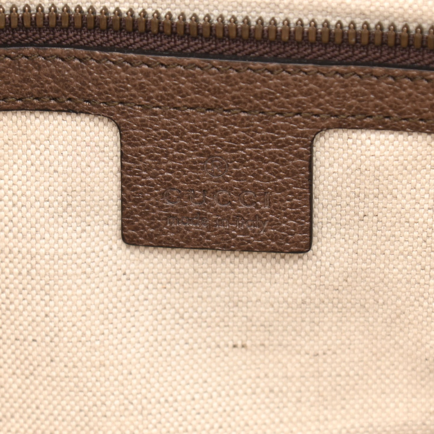 GG Supreme Monogram Web Medium Ophidia Messenger Bag Brown