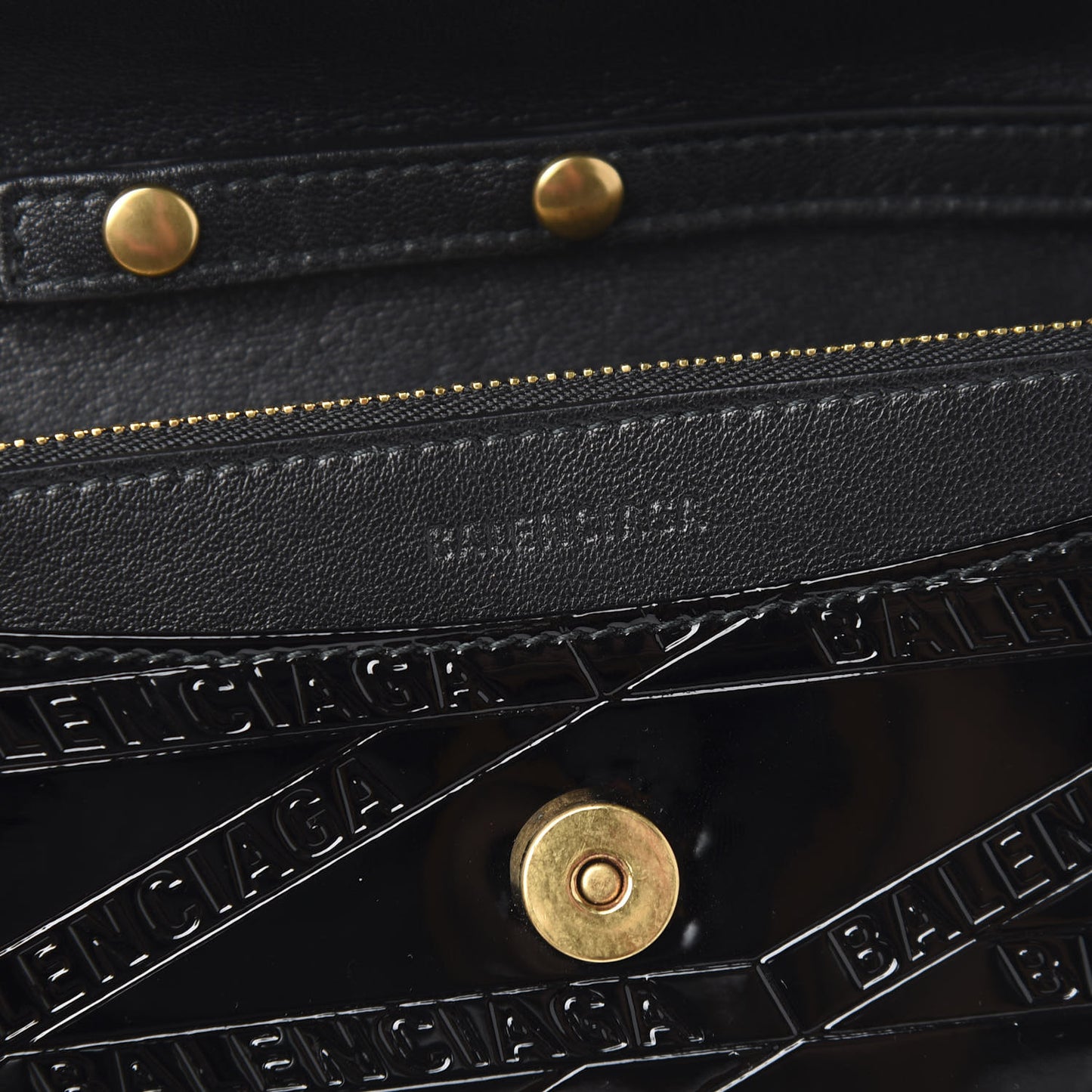 Patent Losange Monogram Embossed BB Wallet On Chain Black