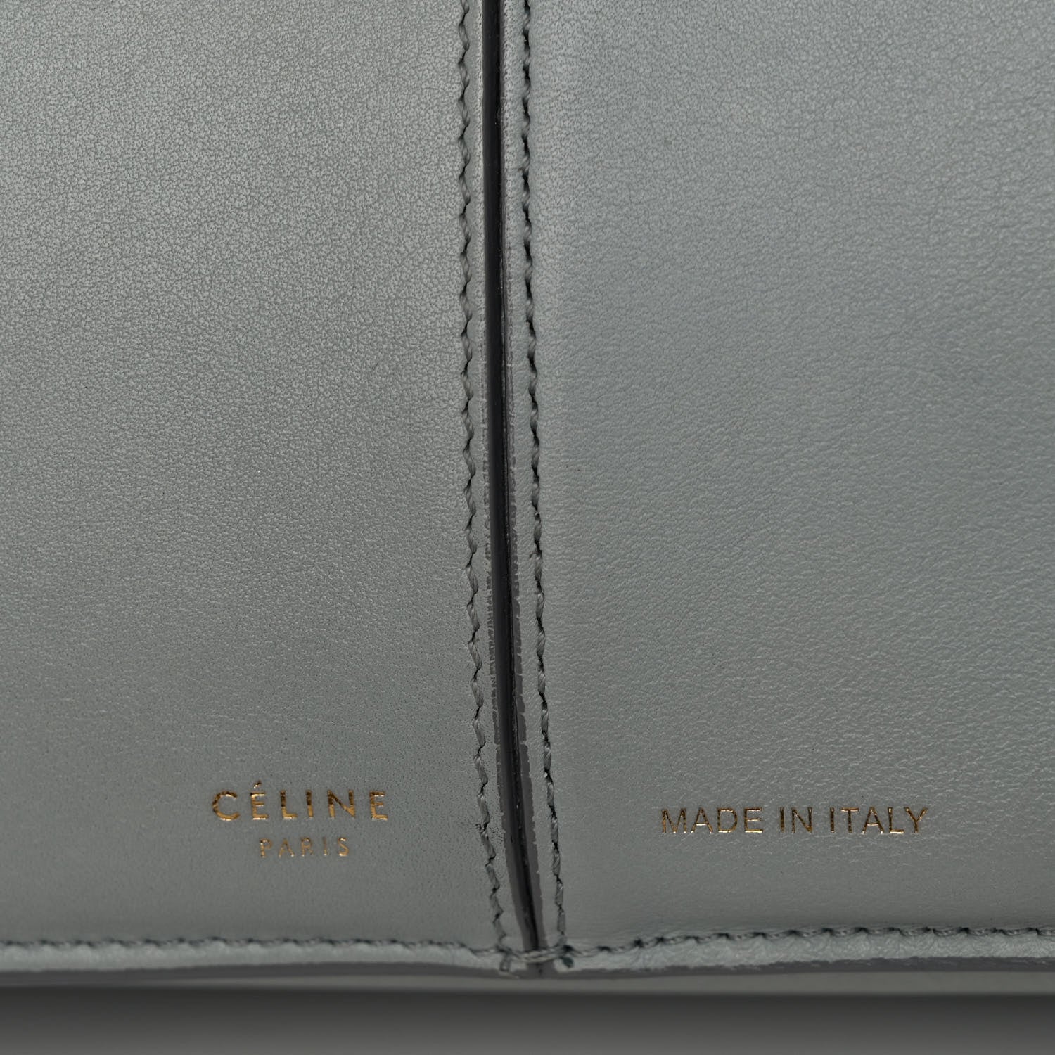 Celine Smooth Calfskin Tri-Fold Clutch on Chain Cloud 6 of 11