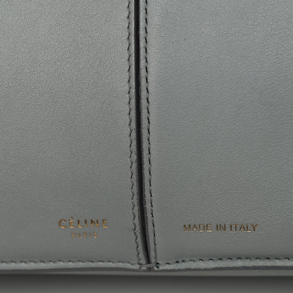 Celine Smooth Calfskin Tri-Fold Clutch on Chain Cloud 6 of 11