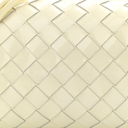 Bottega Veneta Patent Nappa Intrecciato Mini Loop Camera Bag White 7 of 10