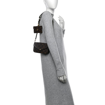 Louis Vuitton Monogram Felicie Strap & Go Kaki 2 of 9