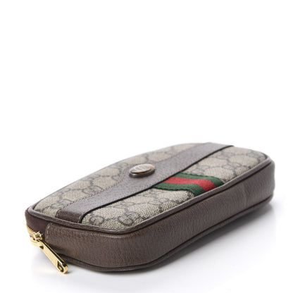 Gucci GG Supreme Monogram Ophidia Belted iPhone Case 85 34 Dark Brown 4 of 11