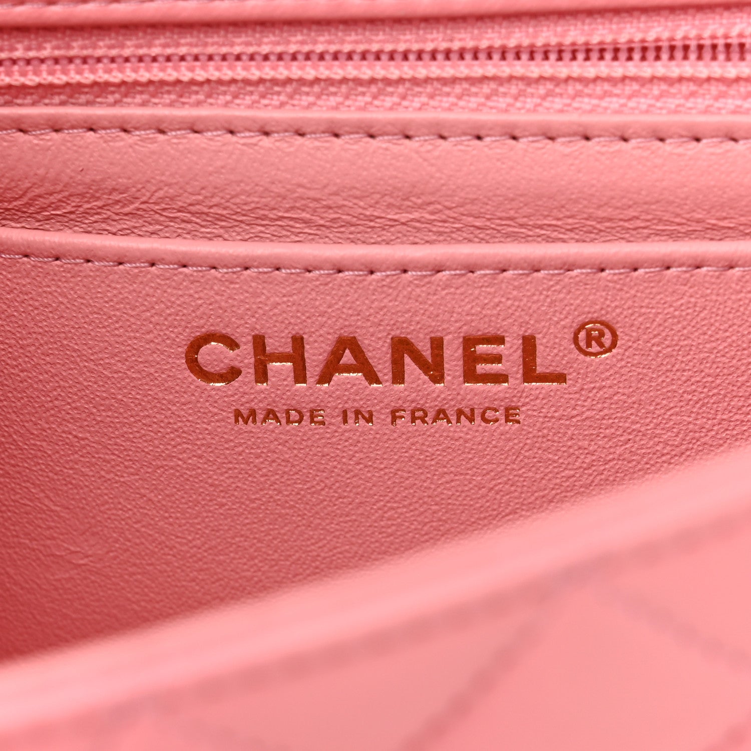 Chanel Lambskin Quilted Mini Rectangular Flap Pink 5 of 11