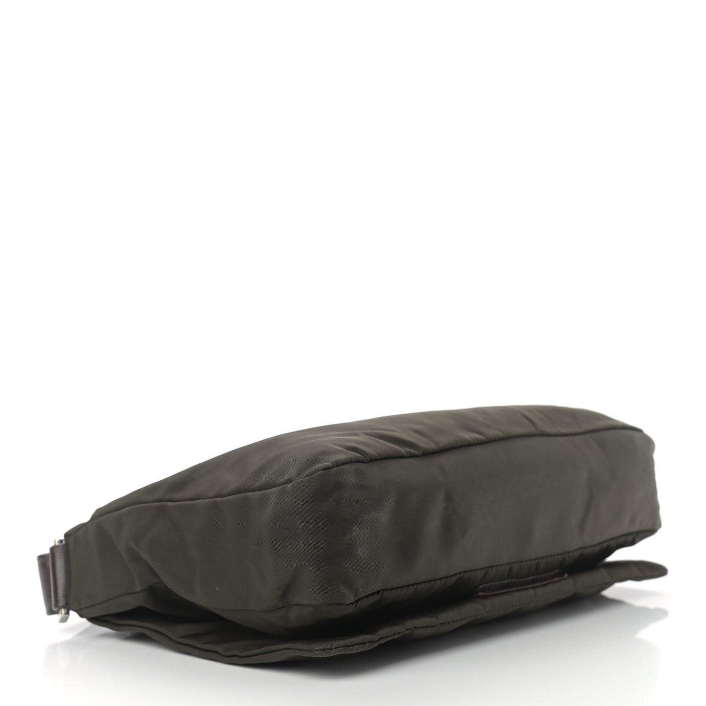 Tessuto Nylon Messenger Bag Green