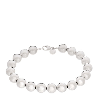 Tiffany Sterling Silver 10mm HardWear Ball Bracelet 1 of 4