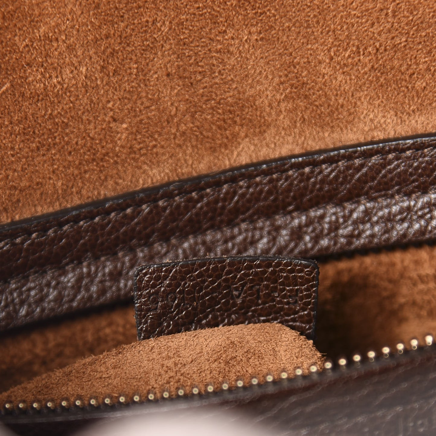 Grained Calfskin Medium Phantom Luggage Brown