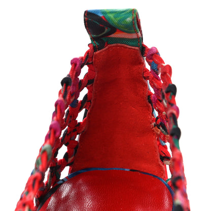 Hermes Printed Silk Braided Minorque Ballerina Flats 39.5 Multicolor 11 of 12