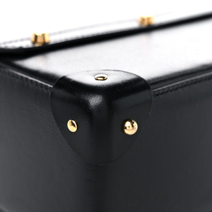 Gucci Calfskin Small Padlock Bamboo Shoulder Bag Black 11 of 13