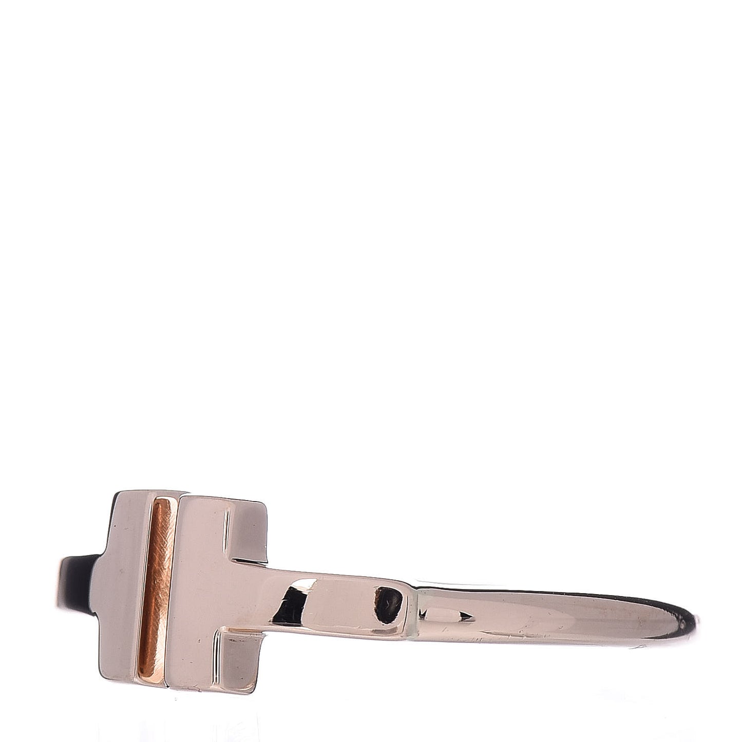 18K Rose Gold T Wire Ring 50 5.25