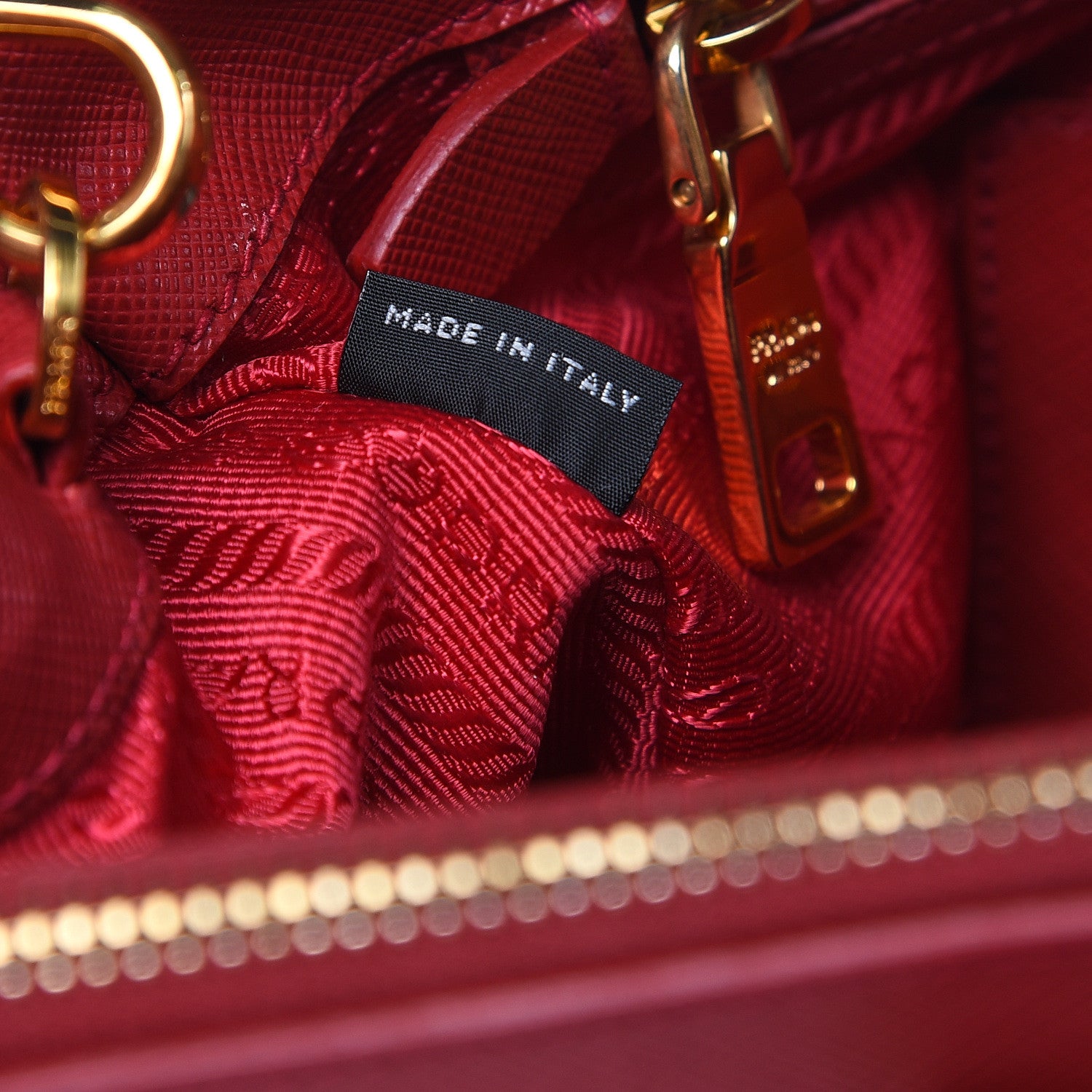 Prada Saffiano Medium Galleria Double Zip Tote Fuoco 8 of 10