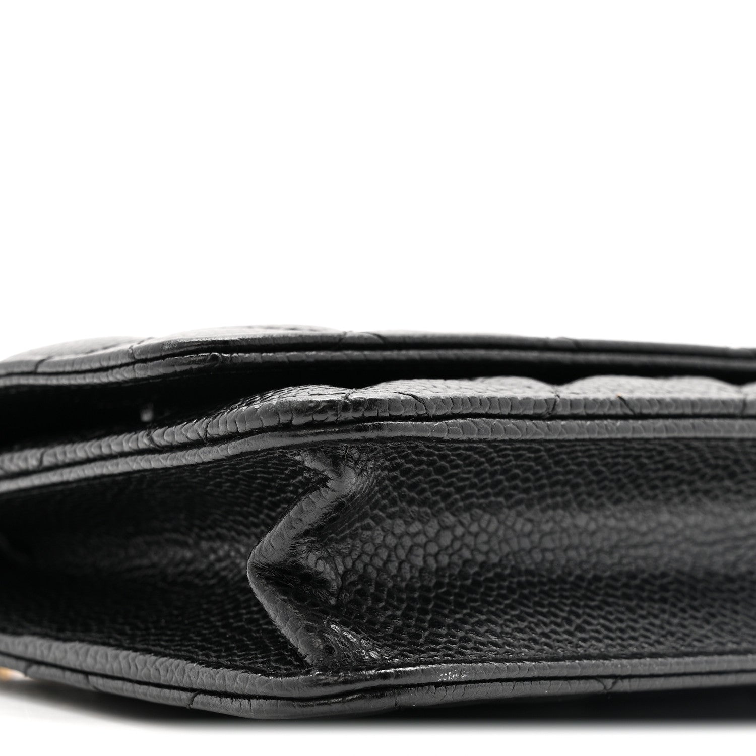 Chanel Caviar Quilted Wallet On Chain WOC Black 10 of 13