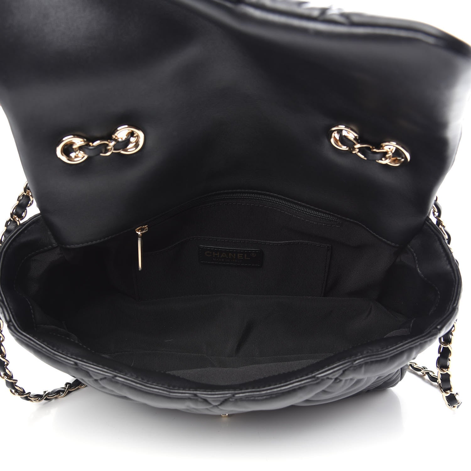 Chanel Calfskin Quilted Large Bubbly Flap Black 6 of 11