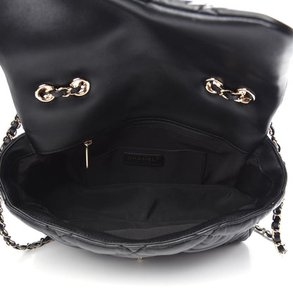 Chanel Calfskin Quilted Large Bubbly Flap Black 6 of 11
