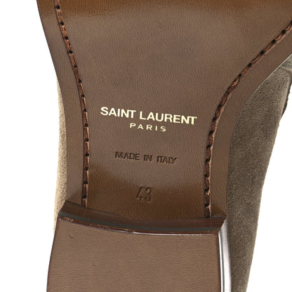 Saint Laurent Jodhpur Suede Mens Wyatt 30 Boots 43 New Sigaro 7 of 13