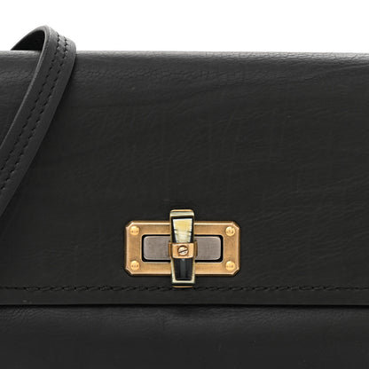 Lanvin Calfskin Large Happy Cross Body Black 8 of 11