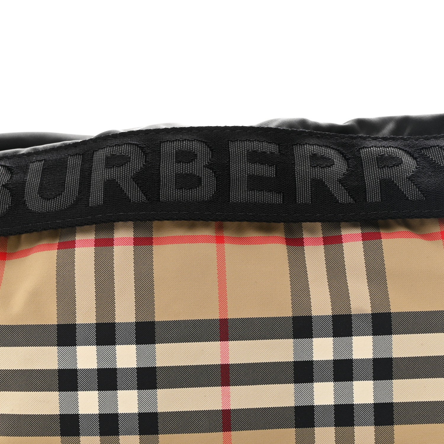 Burberry Nylon Vintage Check Sonny Bum Bag Archive Beige Black 7 of 9