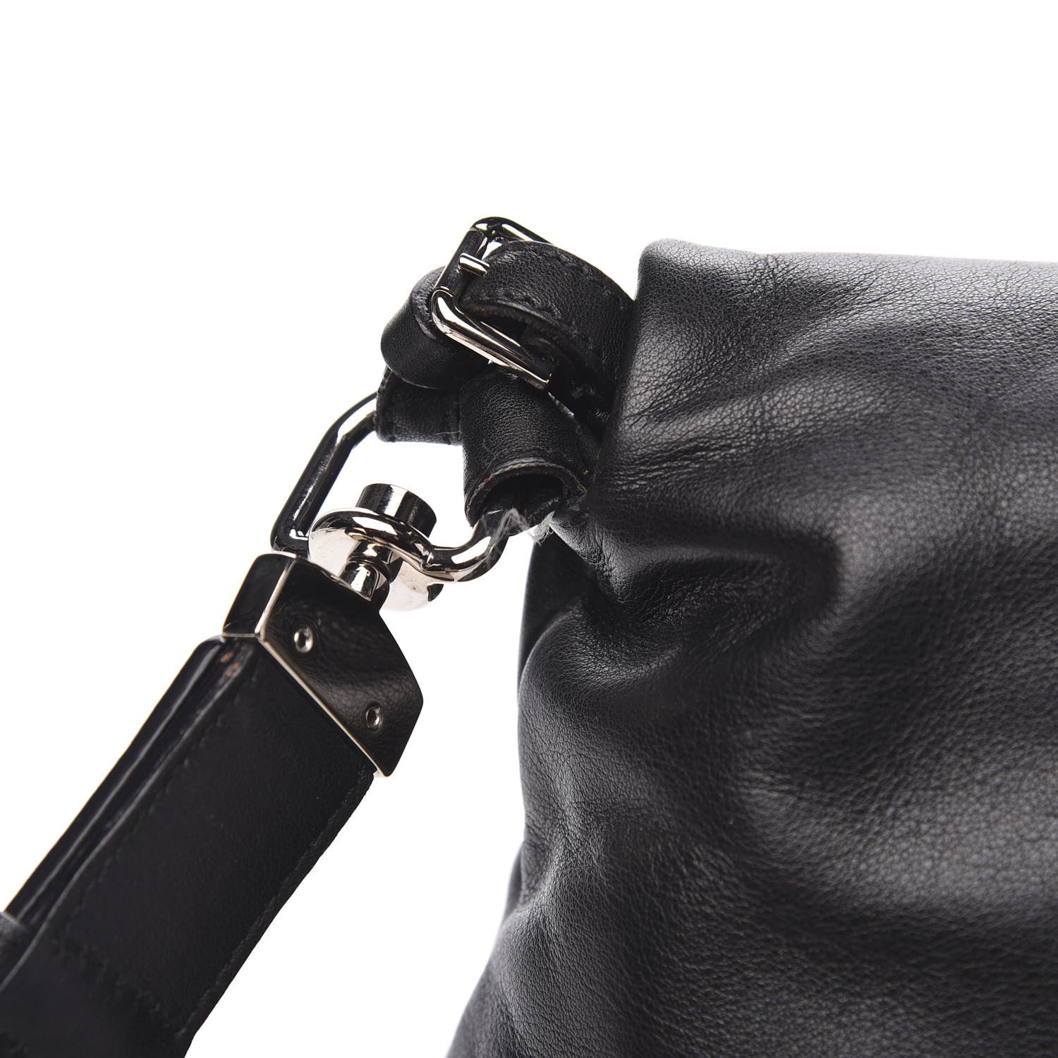 Dolce & Gabbana Calfskin Miss Sleek Shoulder Bag Black 12 of 13