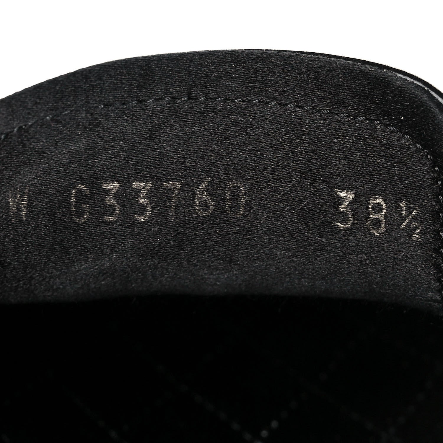 Chanel Crackled Patent Calfskin CC Mocassin Loafers 38.5 Black 8 of 9