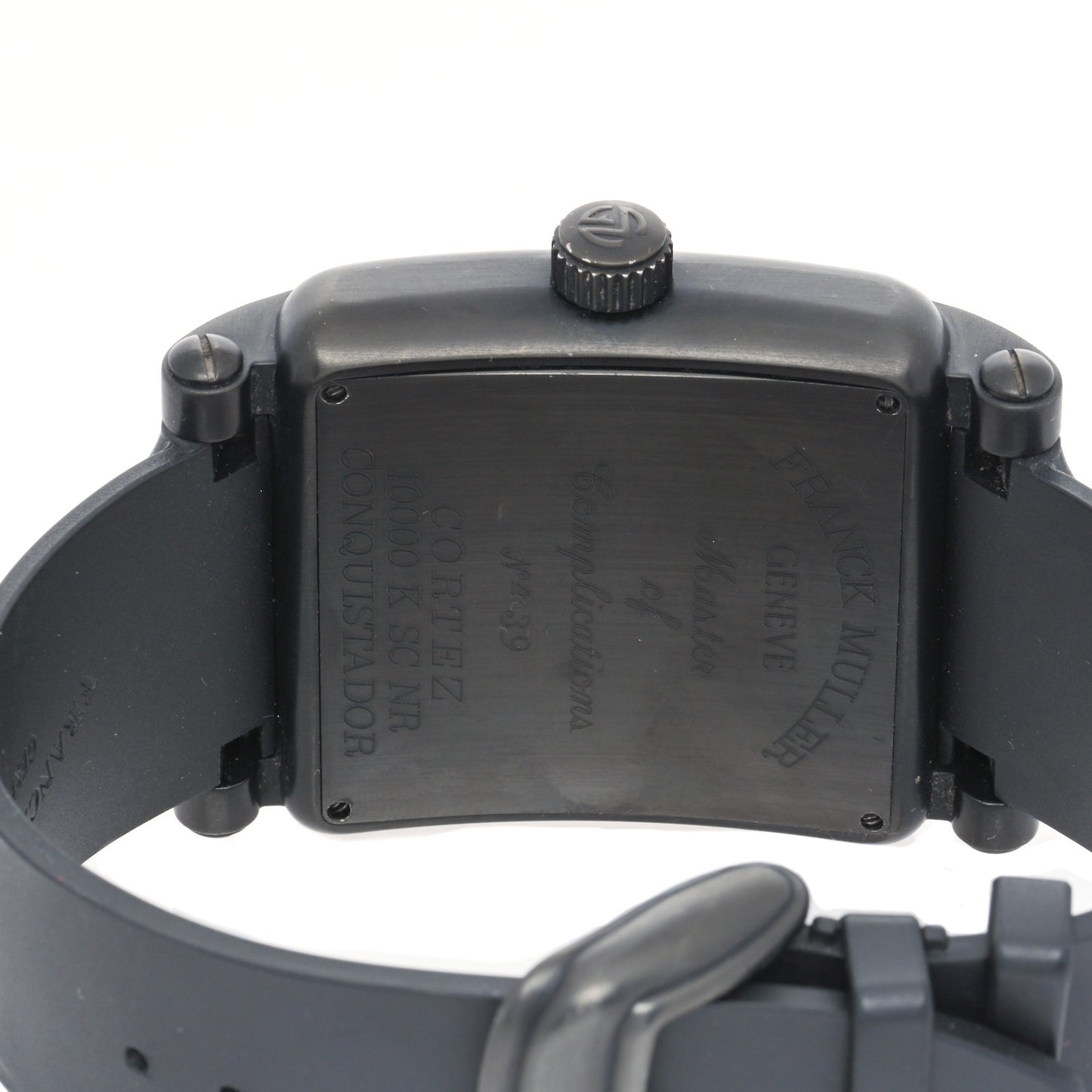 PVD Stainless Steel Rubber 45mm King Cortez Conquistador Automatic Watch Black 10000KSCNR