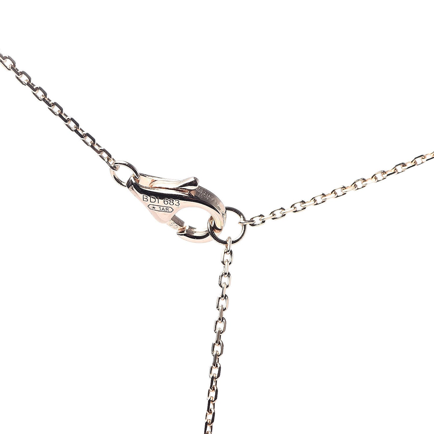18K Pink Gold Diamond XS D'Amour Pendant Necklace