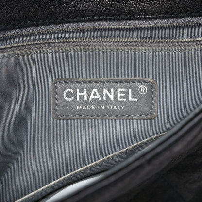 Chanel Washed Lambskin Quilted Maxi Chain Around Flap Black 6 of 9