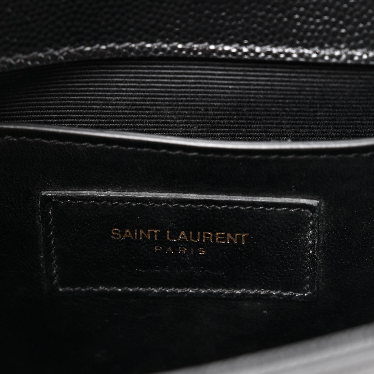 Saint Laurent Grain De Poudre Small Monogram Kate Satchel Black 6 of 10