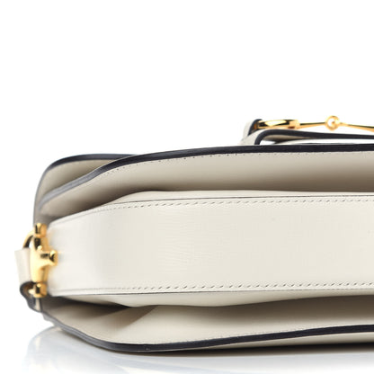 Gucci Azalea Calfskin Horsebit 1955 Shoulder Bag Mystic White 7 of 8