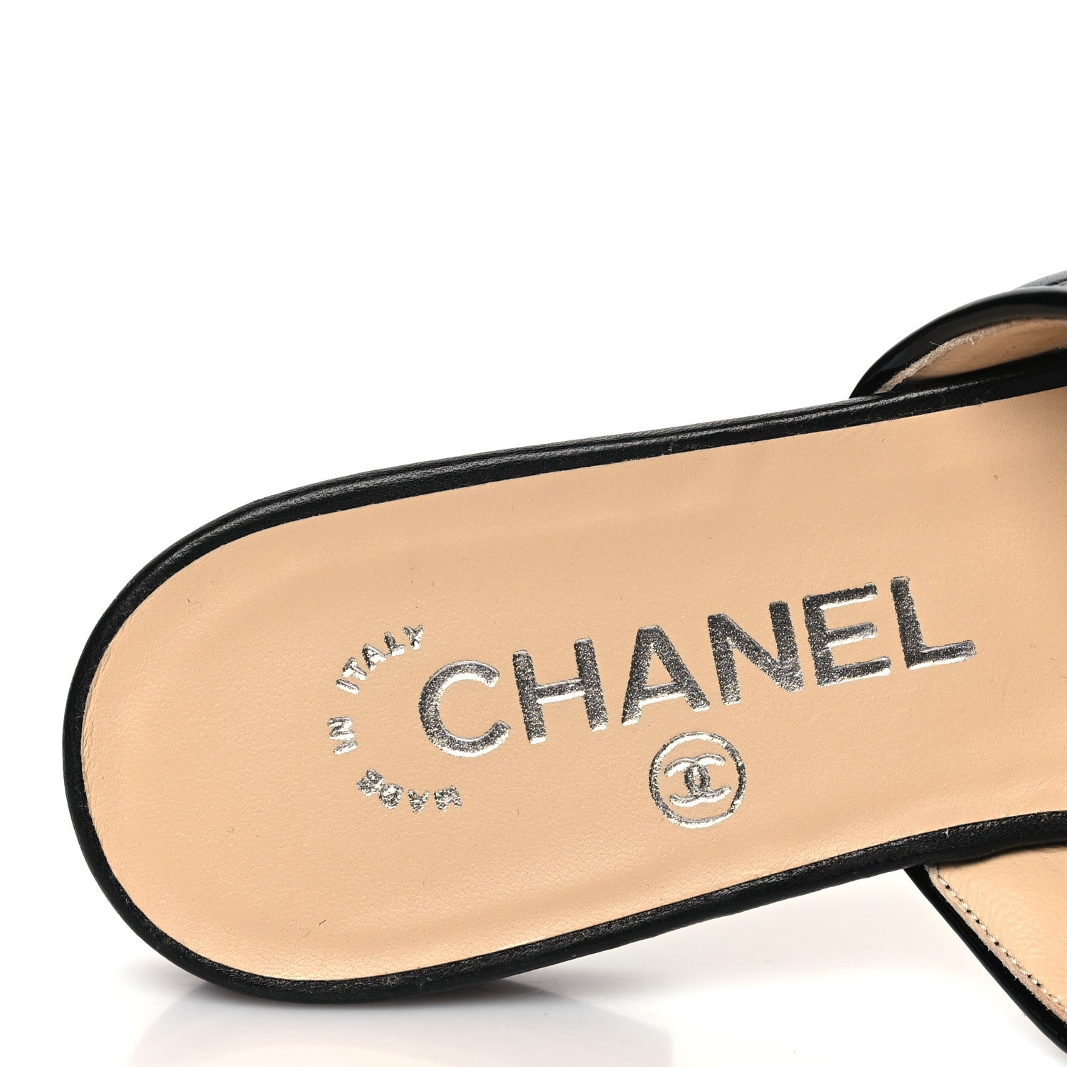 Chanel Lambskin Kid Suede Quilted Mules 36 Black 7 of 9