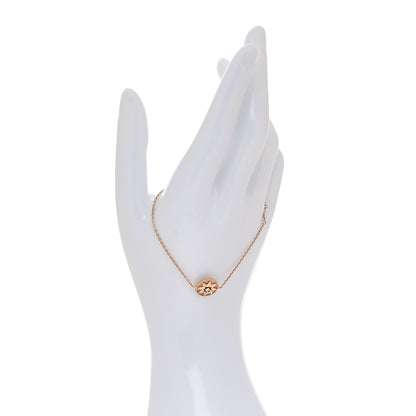 Christian Dior 18K Rose Gold Diamond Pink Opal Rose Des Vents Bracelet 2 of 7