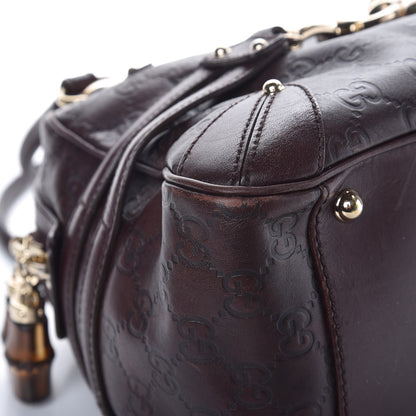 Gucci Guccissima Large Wave Boston Dark Brown 21 of 25