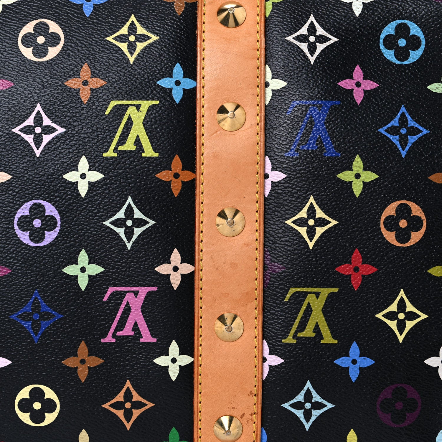 Louis Vuitton Monogram Multicolor Keepall 45 Black 14 of 35