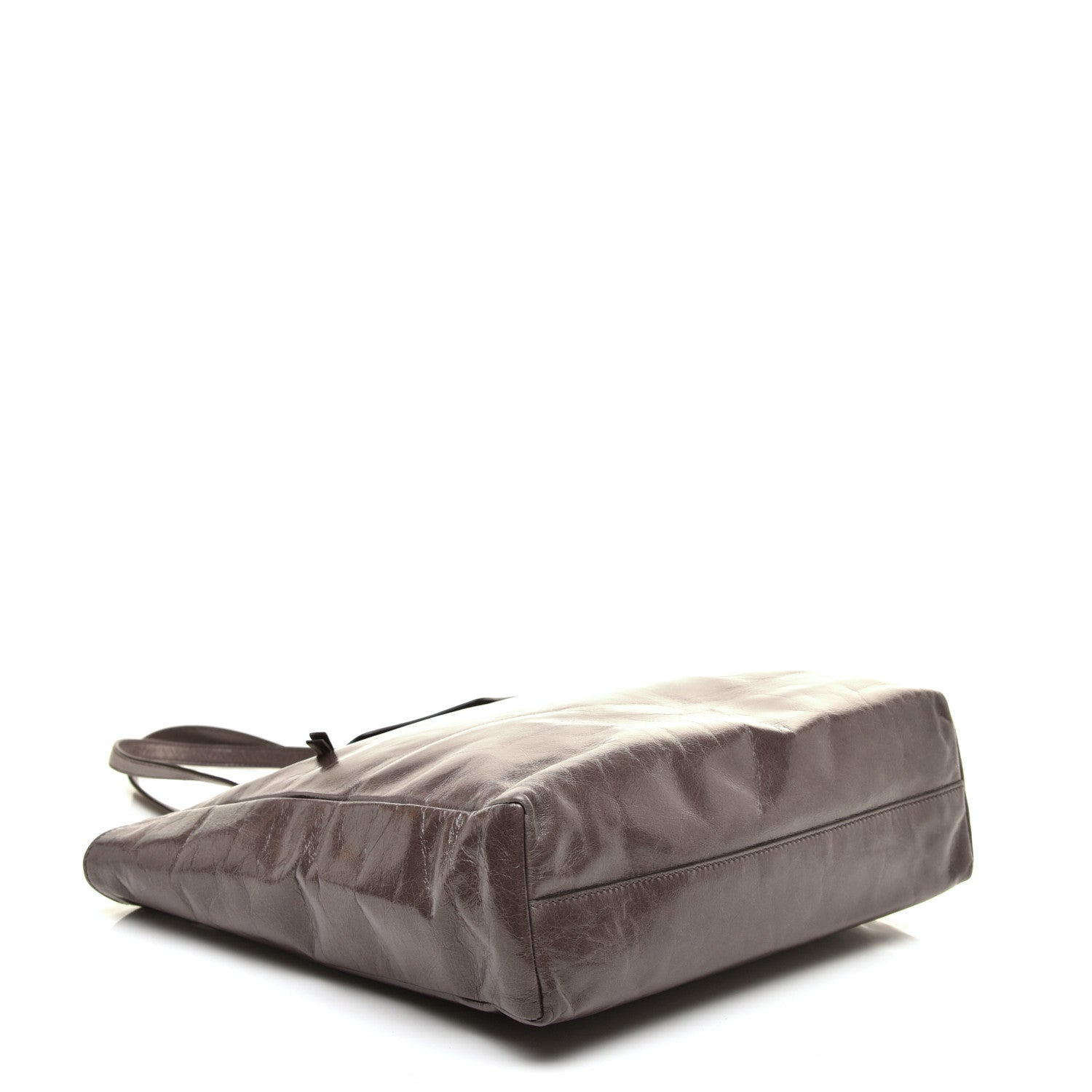 Miu Miu Vitello Shine Shopping Tote Fumo 4 of 8