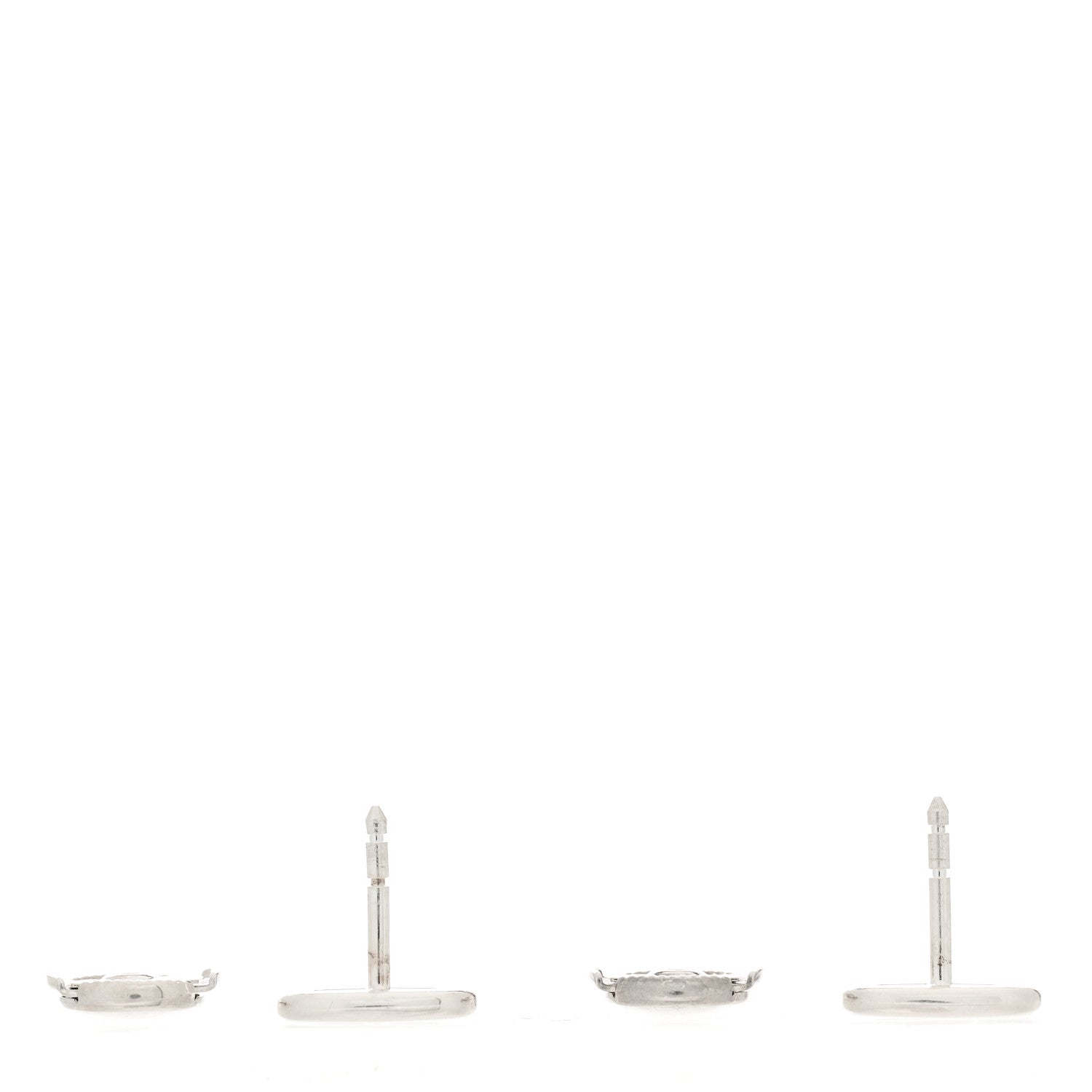 Hermes Sterling Silver TPM Farandole Earrings 3 of 4