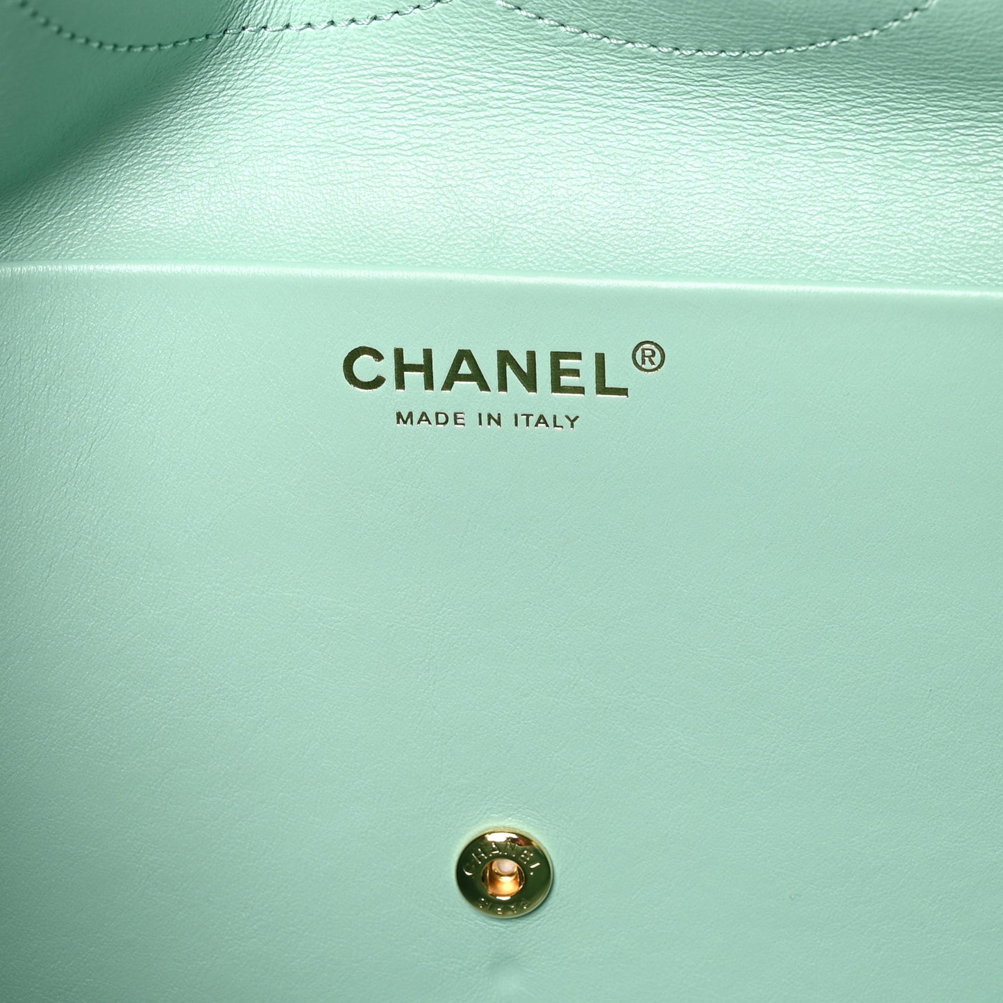 Suede Calfskin Small Souplissimo Maxi Flap Green