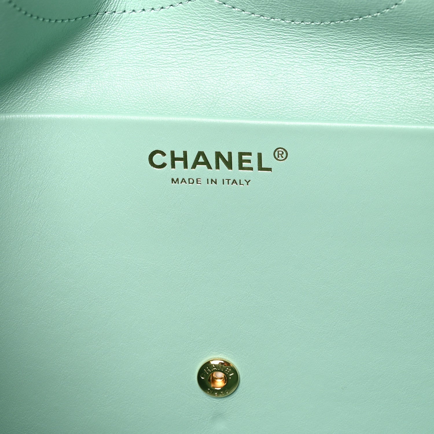 Chanel Suede Calfskin Small Souplissimo Maxi Flap Green 6 of 10