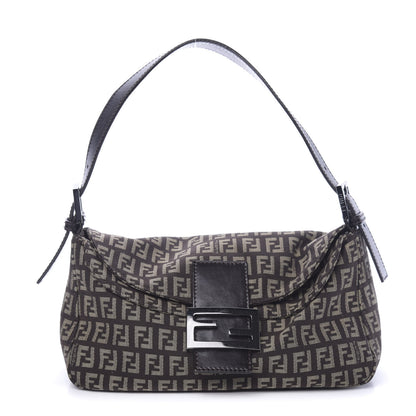 Fendi Zucchino Vitello Baguette Testa di Moro Beige 1 of 11