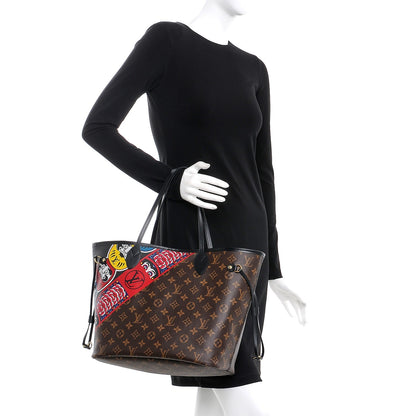 Louis Vuitton Monogram Kabuki Neverfull MM 2 of 9