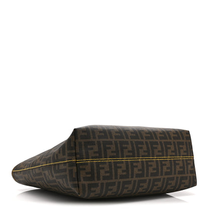 Fendi Zucca Spalmati Small Roll Tote Tobacco Yellow 4 of 11