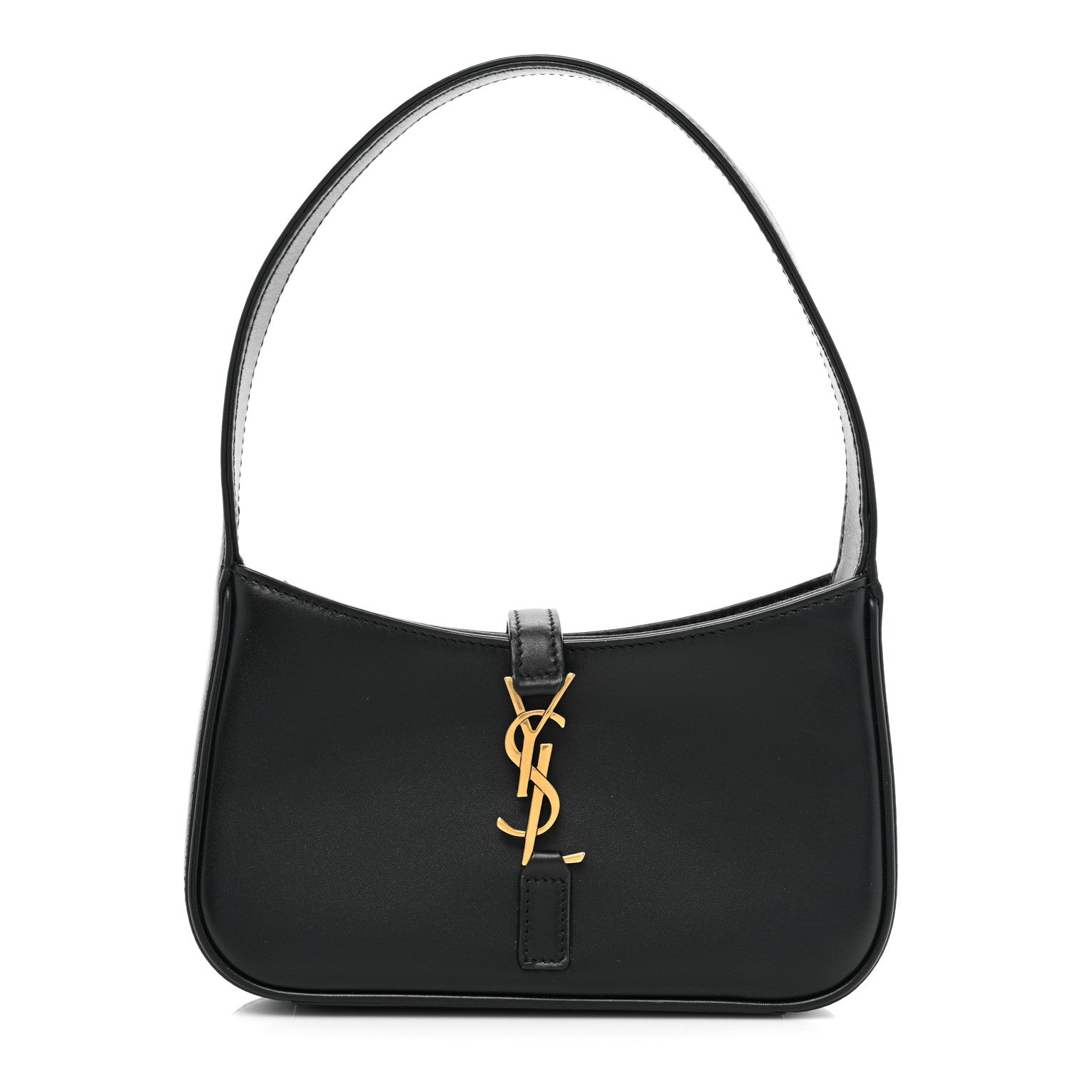 Saint Laurent Smooth Calfskin Le 5 A 7 Mini Hobo Black 1 of 11