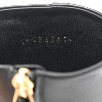 Chanel Calfskin CC Ankle Boots 37 Black 8 of 10