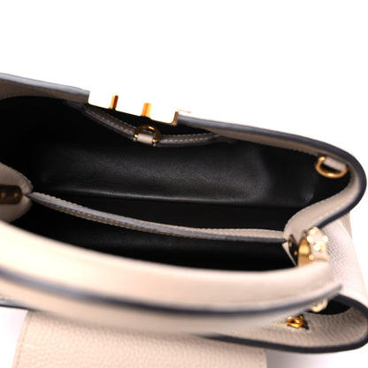 Louis Vuitton Taurillon Capucines MM Galet 5 of 8
