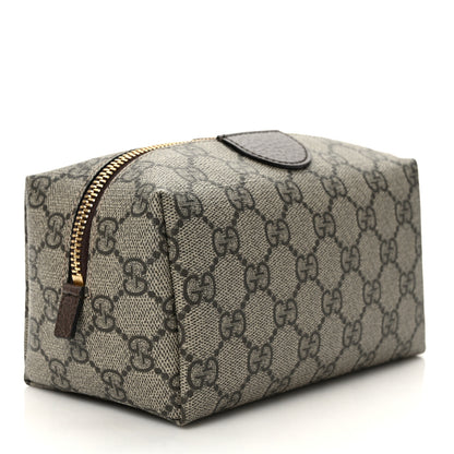 Gucci Soft GG Supreme Monogram Calfskin Medium Ophidia Cosmetic Case Beige Ebony New Acero 3 of 8