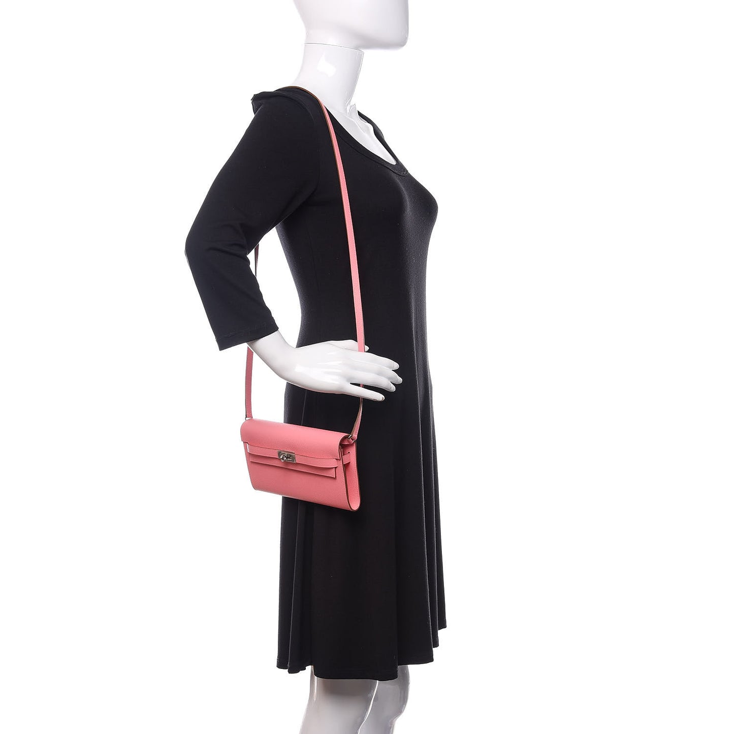 Epsom Kelly Wallet To Go Rose Confetti